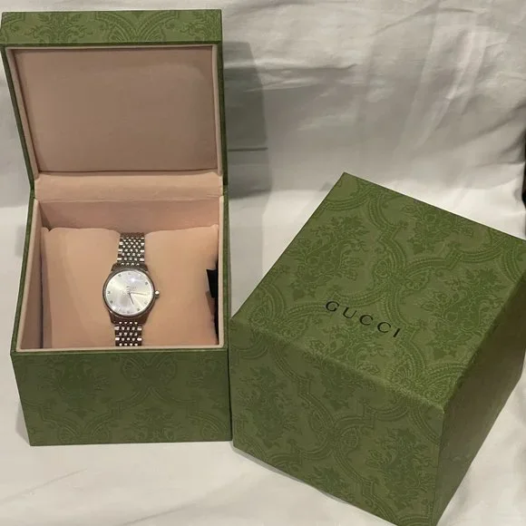 NEW.. Never Worn Gucci Timeless Watch New Never Worn Gucci Swiss G-Timeless Stainless Steel  main image 3